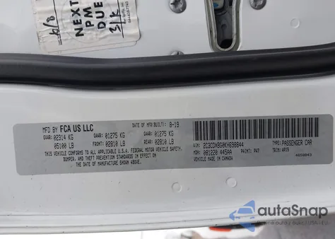 2019 Dodge Charger Sxt Rwd z USA, uszkodzony, nr VIN 2C3CDXBG0KH698844